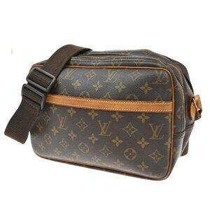 LOUIS VUITTON Reporter PM Crossbody Shoulder Bag Monogram Leather M45254 86CA323